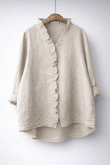Viola | Elegant Ruffled Shirt