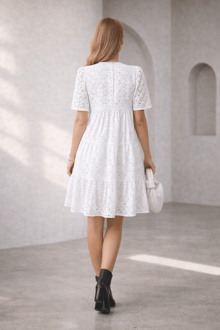 Isla | Broderie Mini Dress