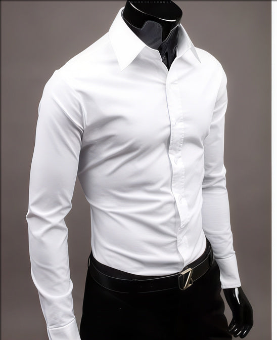 Men's Slim Formal Shirt | Tight Fit, Long Sleeve
