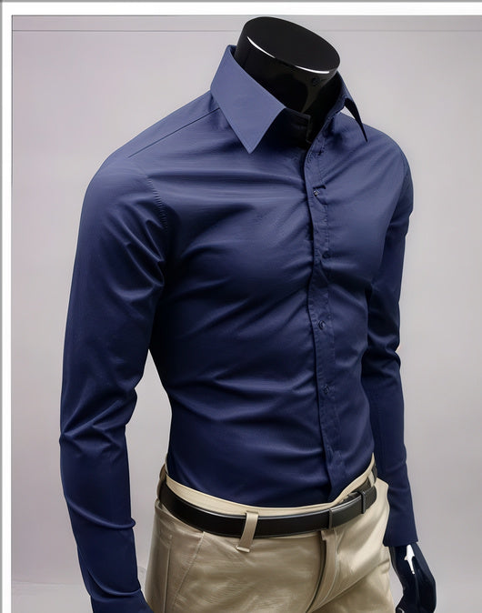 Men's Slim Formal Shirt | Tight Fit, Long Sleeve