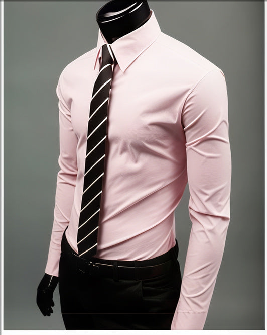 Men's Slim Formal Shirt | Tight Fit, Long Sleeve