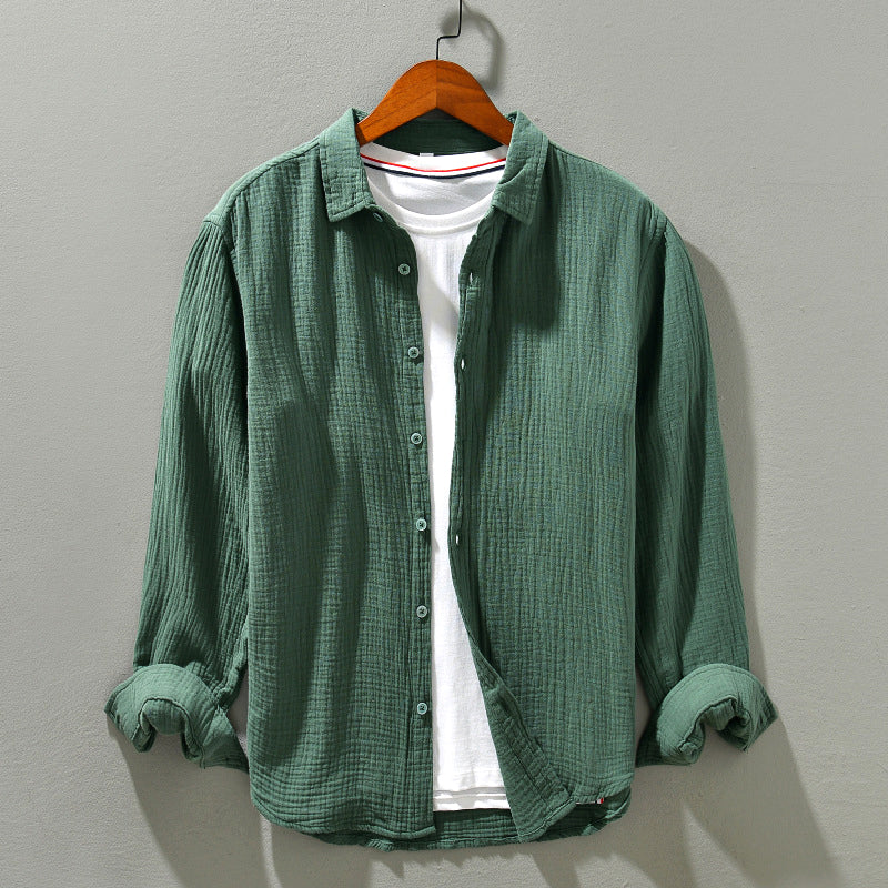 Men Casual Summer Shirt | Long Sleeve, Oversized