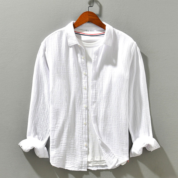 Men Casual Summer Shirt | Long Sleeve, Oversized