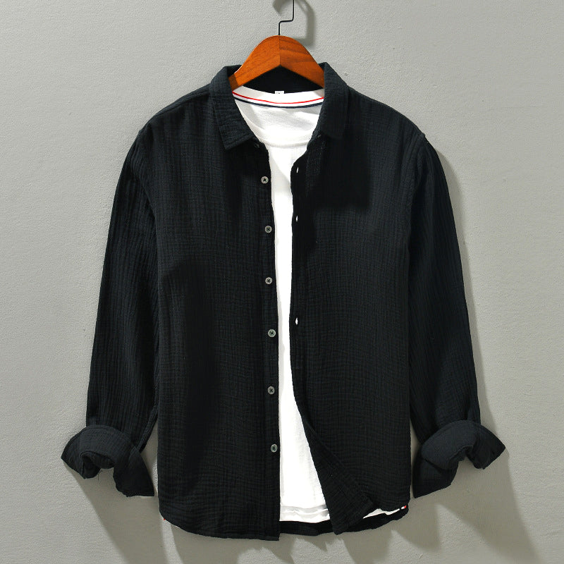 Men Casual Summer Shirt | Long Sleeve, Oversized