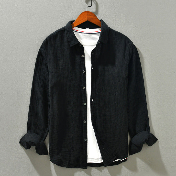 Men Casual Summer Shirt | Long Sleeve, Oversized