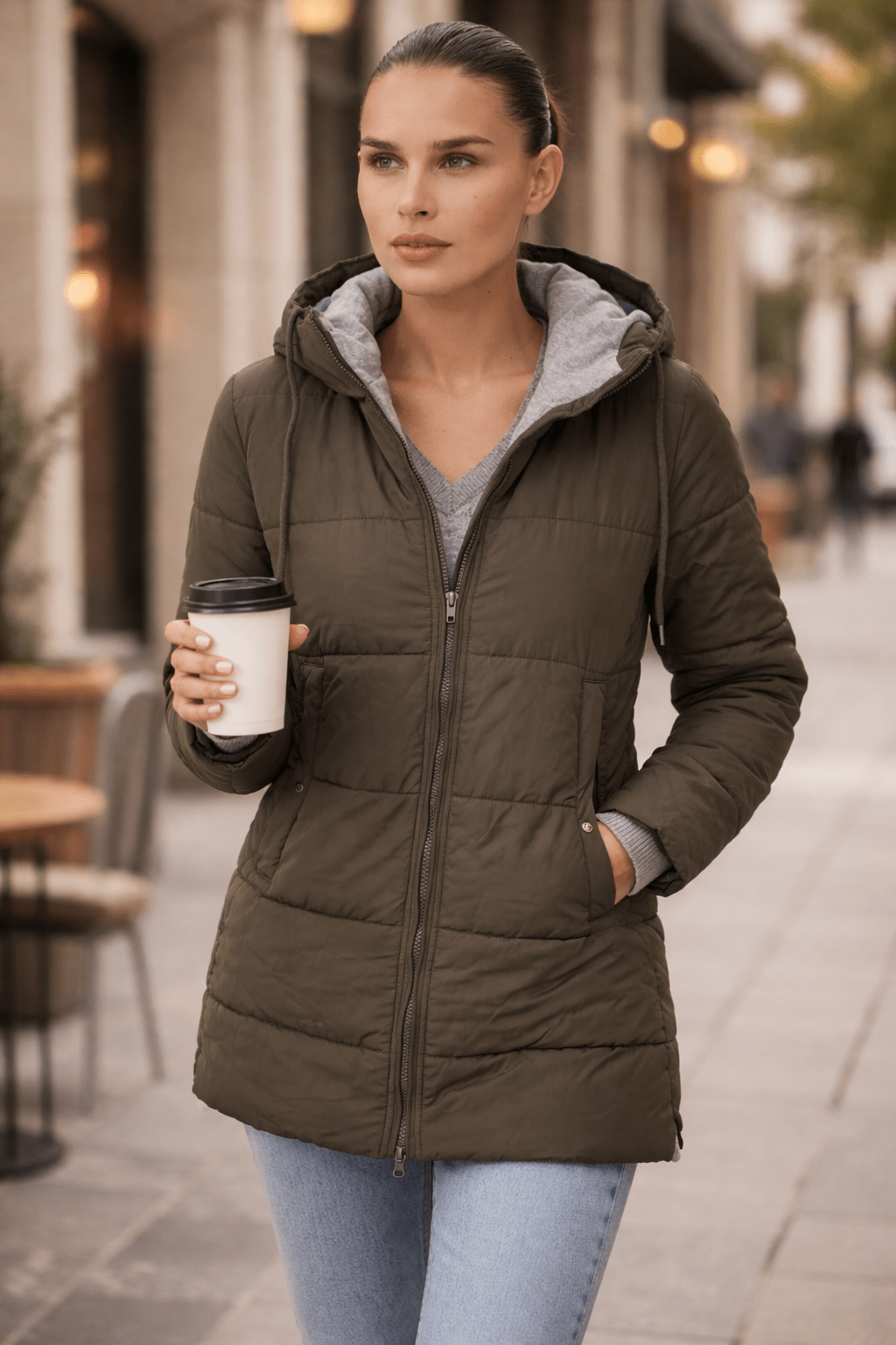 YILA | Casual Hooded Puffer