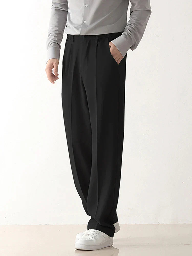 Men's Wide Leg Trousers | Relaxed, Work