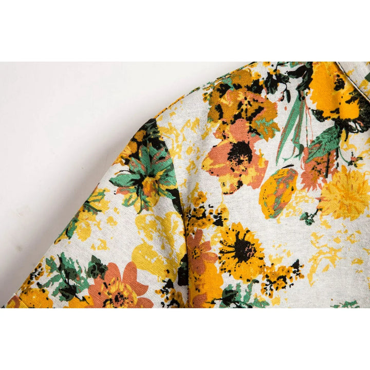 Men’s Floral Summer Shirt | Vintage, Short Sleeve