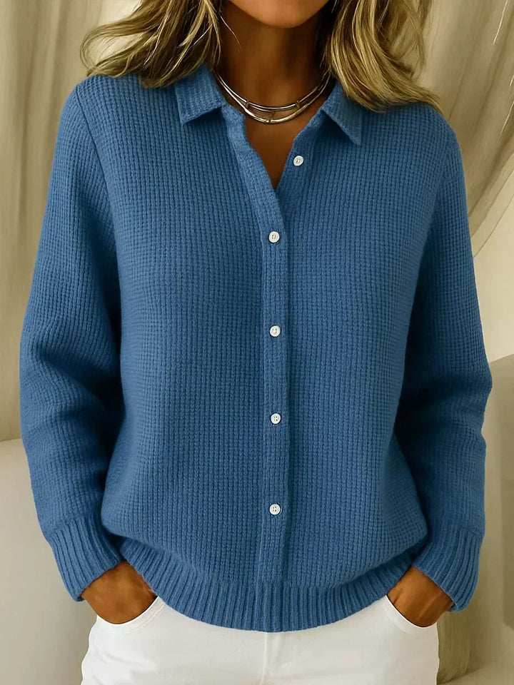 Katrina | Textured Knit Button Cardigan for Women