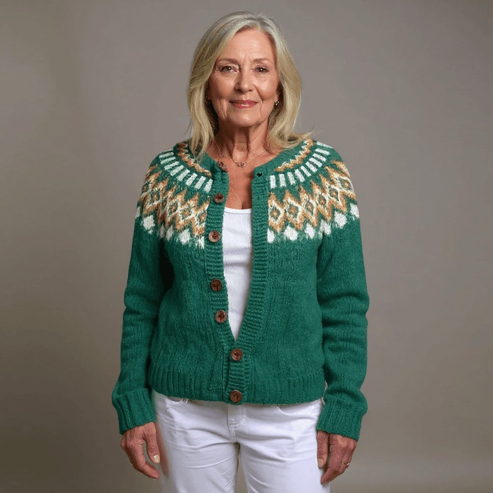 Natalia | Vintage Icelandic Cardigan
