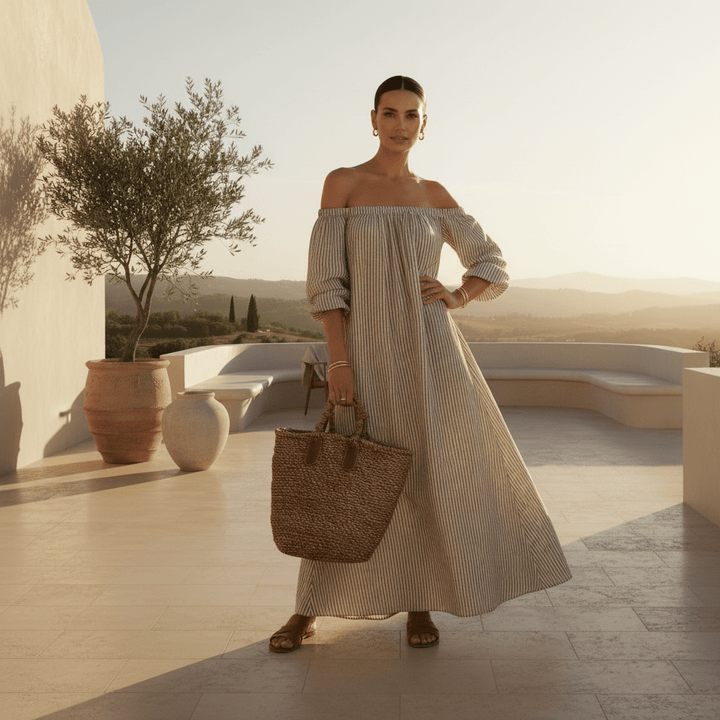 CARMEN | Long Off Shoulder Dress