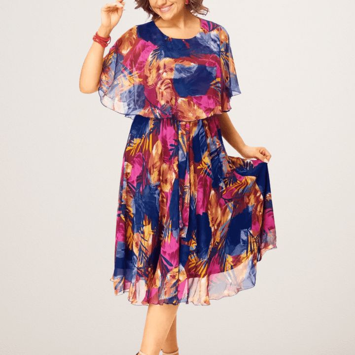 BARBARA™ | Comfortable Plus Size Chiffon Dress