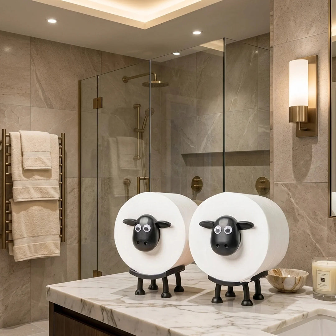 Shaggy Sheep Toilet Roll Holder™ | Give Your Bathroom Character