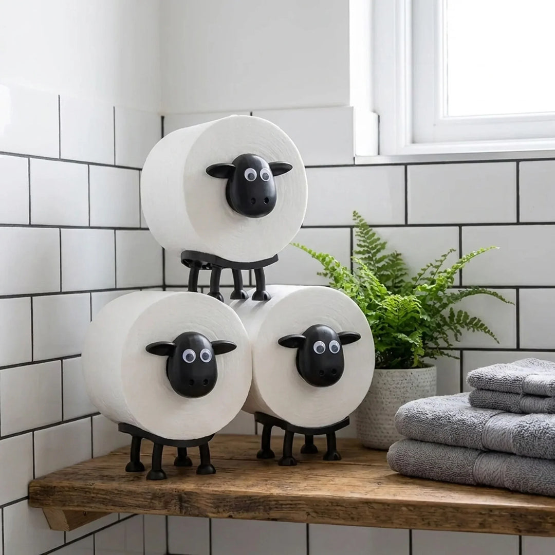 Shaggy Sheep Toilet Roll Holder™ | Give Your Bathroom Character
