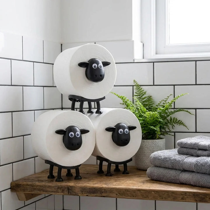Shaggy Sheep Toilet Roll Holder™ | Give Your Bathroom Character