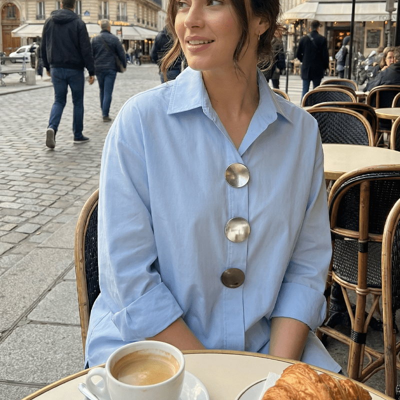 Julie | Oversized Button-Down Shirt