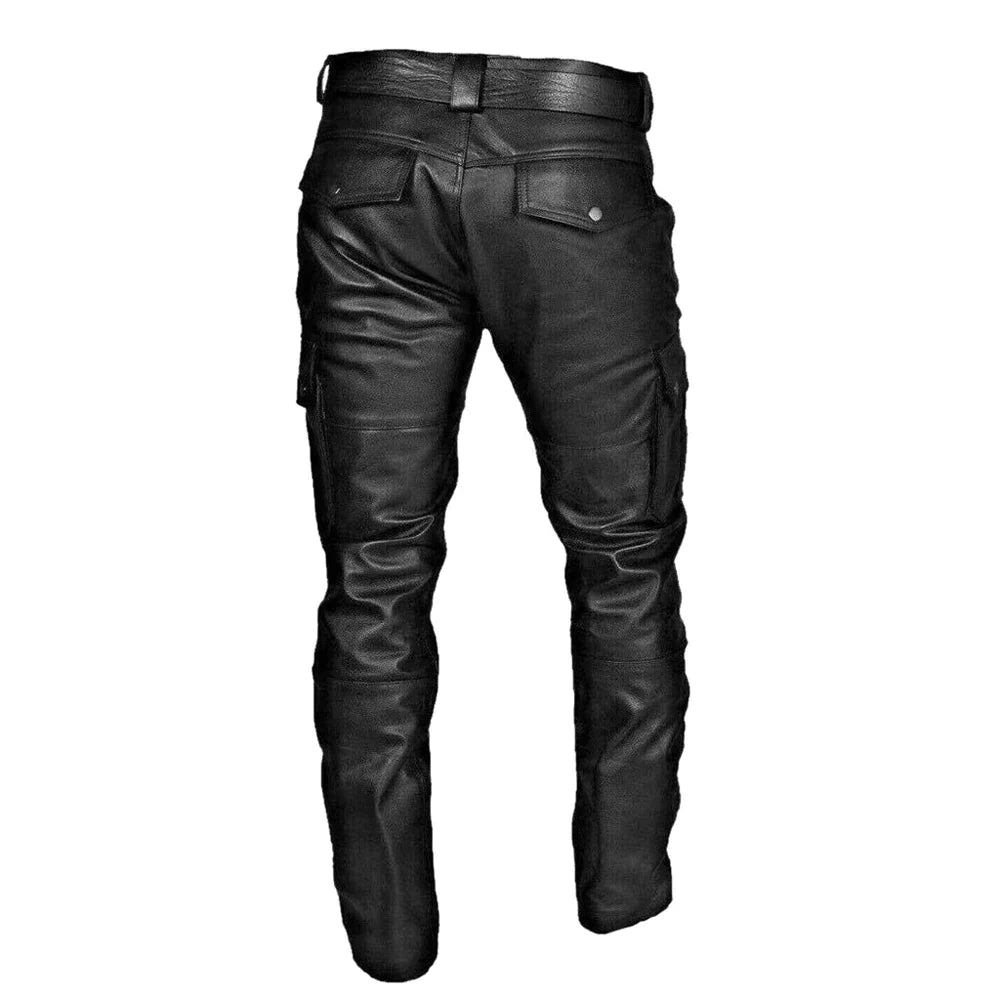 Men's Cargo Pants | Leather, Zip Pockets