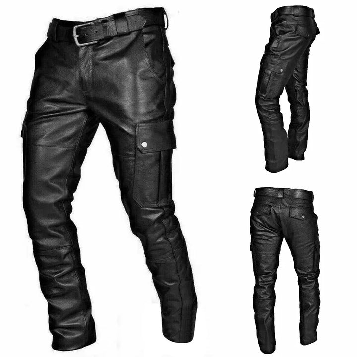 Men's Cargo Pants | Leather, Zip Pockets