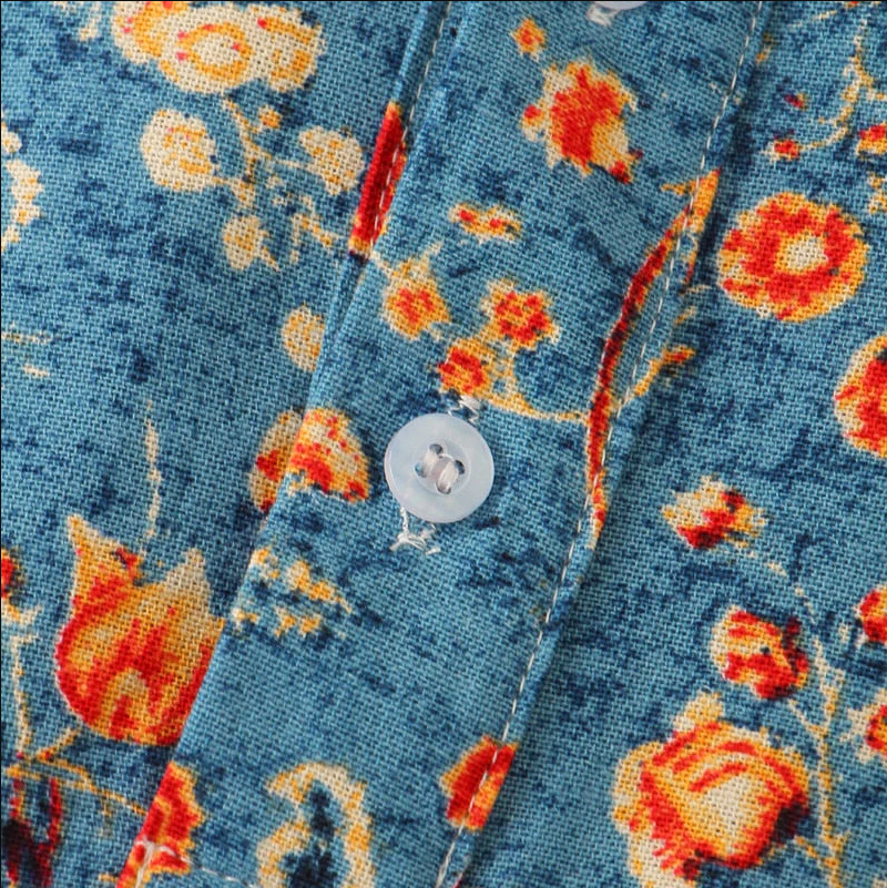 Men’s Floral Summer Shirt | Vintage, Short Sleeve