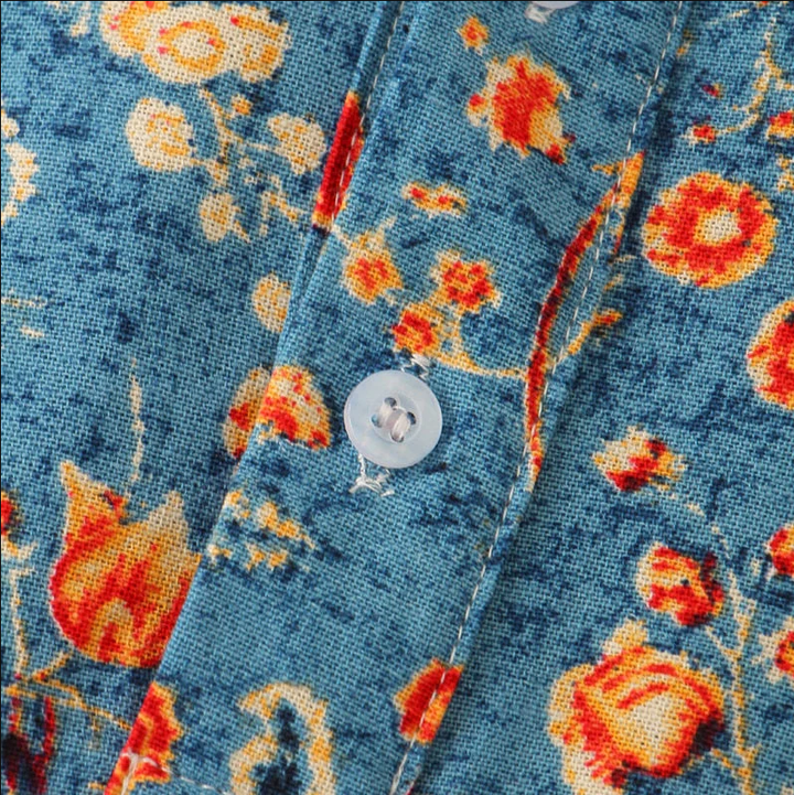 Men’s Floral Summer Shirt | Vintage, Short Sleeve