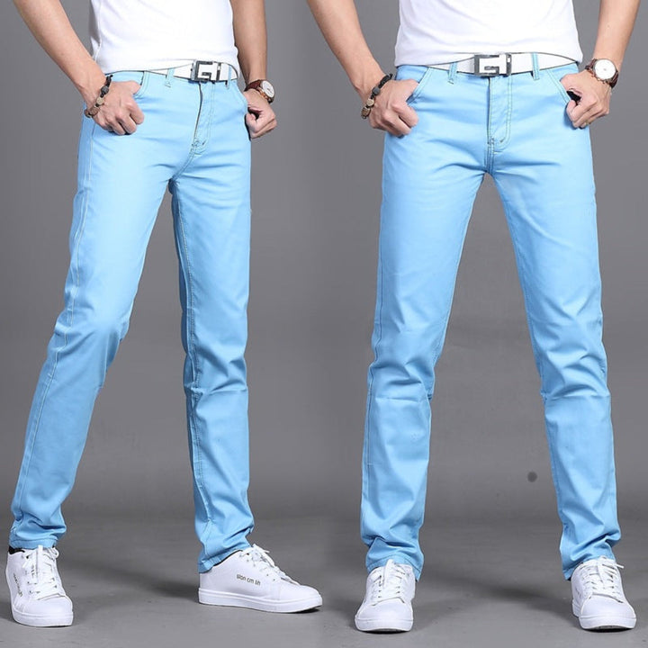 Men's Casual Chino Pants | Slim Fit, Black Stretch