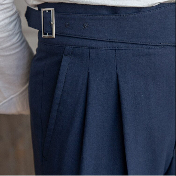Men's Wide Leg Trousers | Work, Pleated