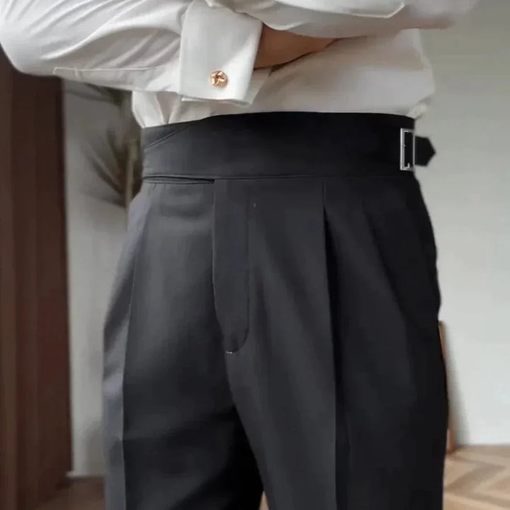 Men's Wide Leg Trousers | Work, Pleated