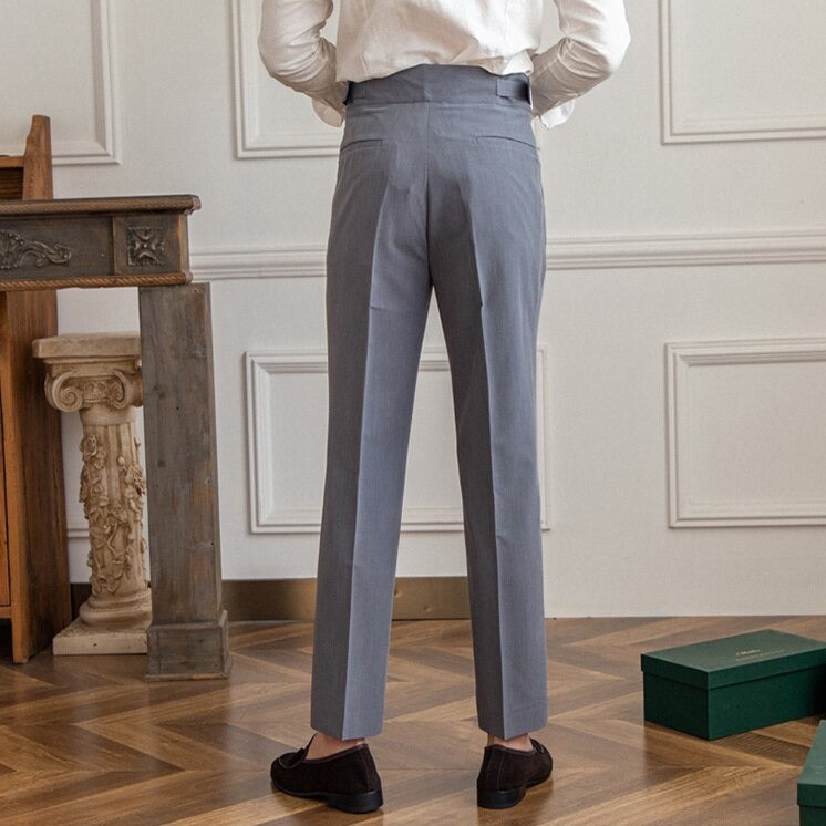 Men's Wide Leg Trousers | Work, Pleated