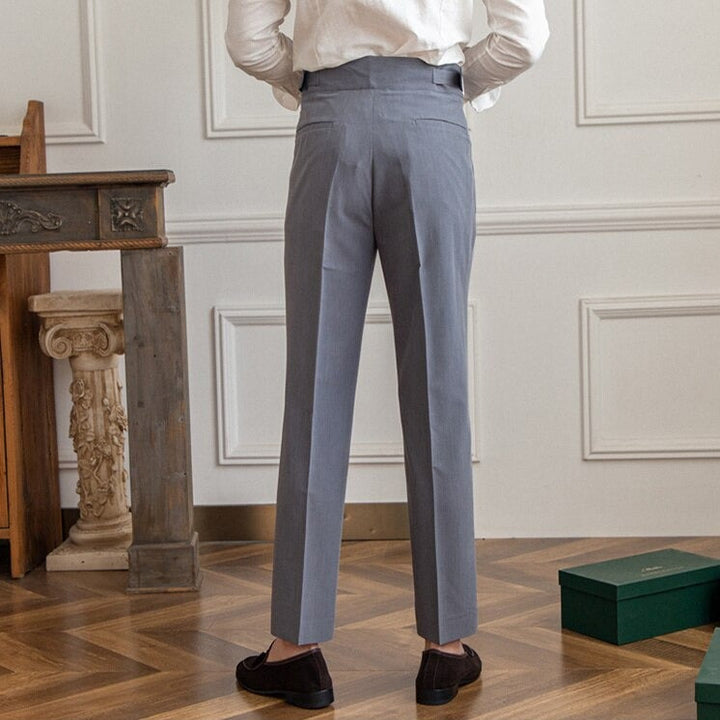 Men's Wide Leg Trousers | Work, Pleated