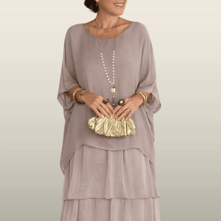 LARA™ | Elegant Flowing Maxi Dress