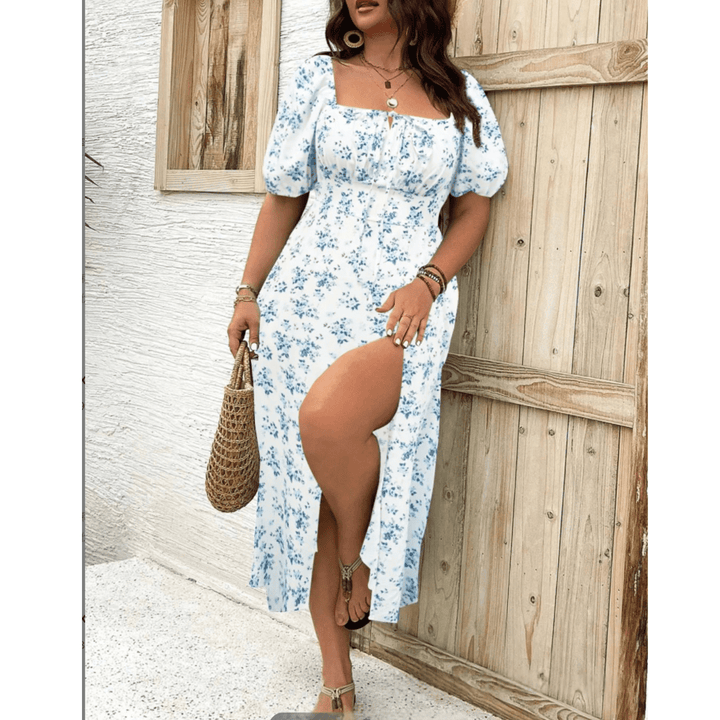 AVENNA™ – Comfy Elegant Summer Slit Dress
